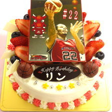 【写真ケーキ】ビッグブルズ・リン選手のケーキをお作りしました！