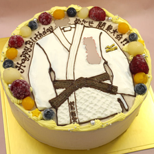 【全国配送】柔道着のイラストケーキをお作りしました