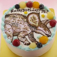 【全国配送】トリケラトプスのイラストケーキをお作りしました