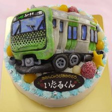 【全国配送】電車の立体ケーキをお作りしました