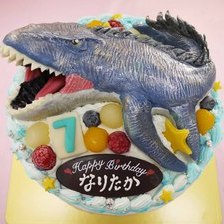 【全国配送】モササウルス（恐竜）の立体ケーキをお作りしました