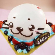 【店頭受取】アザラシの立体ケーキを作りました