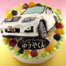 【乗り物】の立体ケーキ