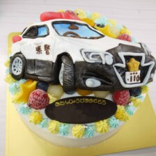 【全国配送】パトカーの立体ケーキをお作りしました