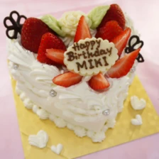 ハートアニバーサリー（生クリーム）【4号2～3人用￥3,900～】