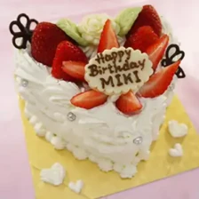 ハートアニバーサリー（生クリーム）【4号2～3人用￥3,900～】