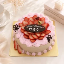 【チョコ】チョコフラワー　4号（12㎝・約2～3人用）￥3,600（税込）～