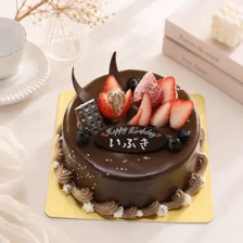 【チョコ】チョコレートガナッシュ　4号（12㎝・約2～3人用）￥3,800（税込）～