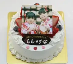 写真ケーキ　4号（12㎝・約2～3人用）￥4,100（税込）～