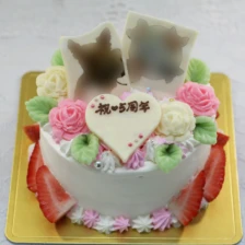 お花畑のとびだす立体写真　4号（12㎝・約2～3人用）￥4,800（税込）～