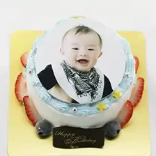 丸形写真ケーキ　4号（12㎝・約2～3人用）￥4,400（税込）～