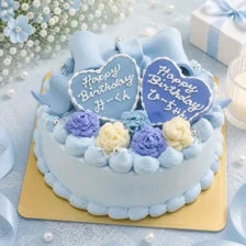リボンのケーキ046