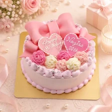 リボンのケーキ042