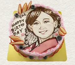 【人物】似顔絵ケーキ