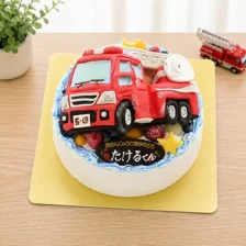 【乗り物】消防車の立体