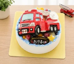 【乗り物】消防車の立体