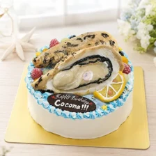 【食べ物】牡蠣の立体ケーキ