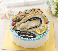 【食べ物】牡蠣の立体ケーキ