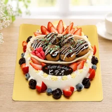 【食べ物】たこ焼きの立体ケーキ
