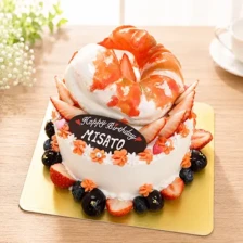【食べ物】えびの立体ケーキ