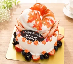 【食べ物】えびの立体ケーキ