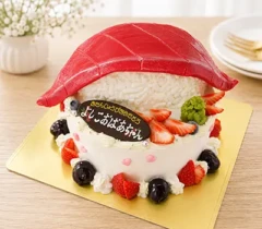 【食べ物】寿司の立体ケーキ（１貫）