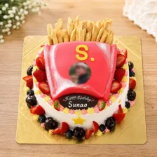【食べ物】ポテトの立体ケーキ