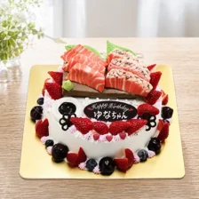 【食べ物】刺身の立体ケーキ