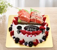 【食べ物】刺身の立体ケーキ