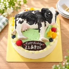 【全国配送】（動物）牛の立体ケーキ
