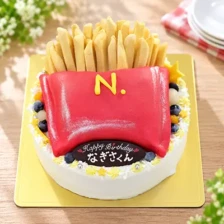 【全国配送】（食べ物）ポテトの立体ケーキ