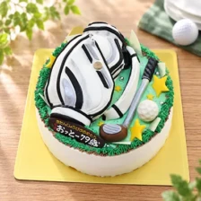 【全国配送】（スポーツ）キャディバッグの立体ケーキ