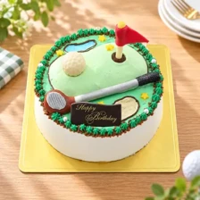 【全国配送】（スポーツ）ゴルフコースの立体ケーキ