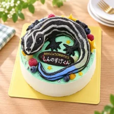 【全国配送】（昆虫・爬虫類）トカゲの立体ケーキ