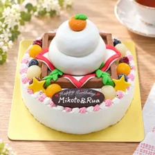 【全国配送】（食べ物）餅の立体ケーキ