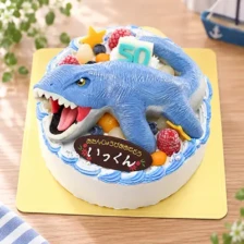 【全国配送】（恐竜）モササウルスの立体ケーキ
