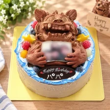 【全国配送】（動物）シーサーの立体ケーキ