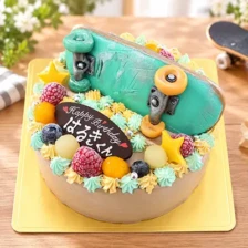 【全国配送】（スポーツ）スケボーの立体ケーキ