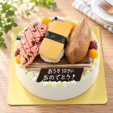 【全国配送】（食べ物）お寿司の立体ケーキ