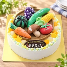 【全国配送】（食べ物）野菜の立体ケーキ