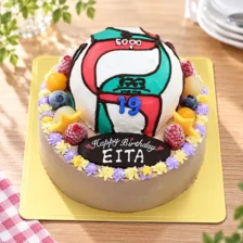 【全国配送】（スポーツ）バレーボールの立体ケーキ