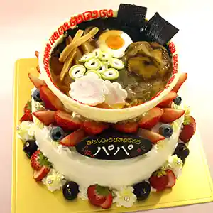 【食べ物】の立体ケーキ