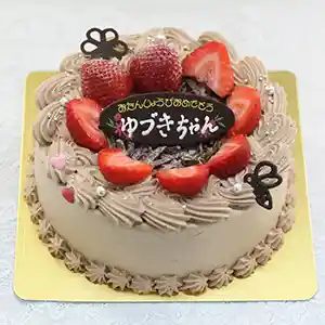 【チョコ】チョコクリーム　4号（12㎝・約2～3人用）￥3,200（税込）～