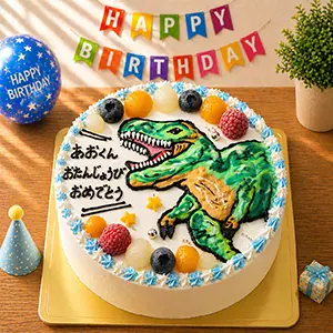 ティラノサウルスの誕生日ケーキ｜恐竜ケーキを全国配送・電話注文